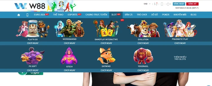 Slot W88 Cung cấp đa dạng mức cược